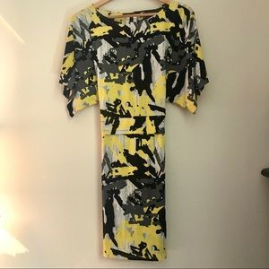 NEW BCBG Kimono Inspired Tie Belt Dress